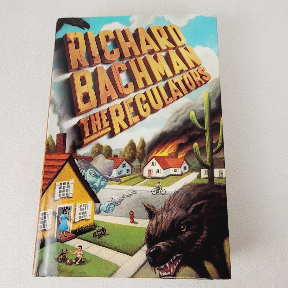 Richard Bachman 1996 1st edition The Regulators hardcover book DJ Like new